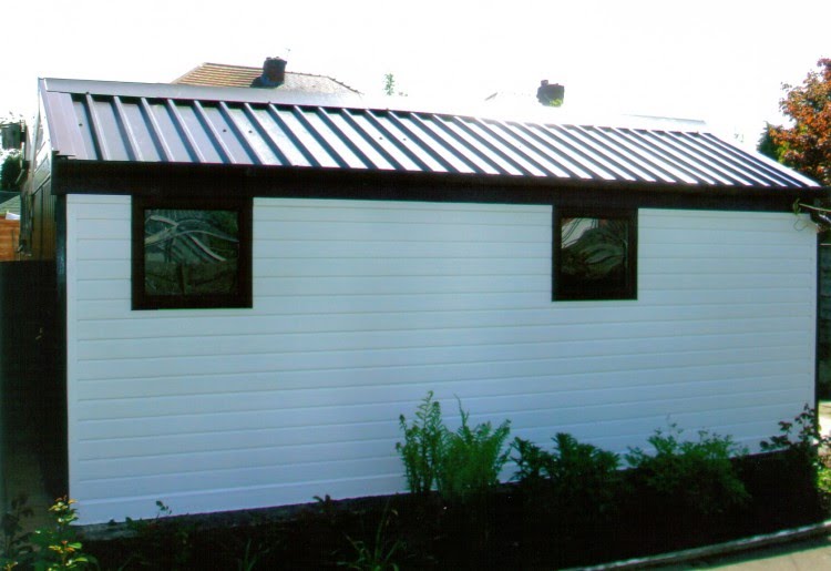 Completed garage roof replacement