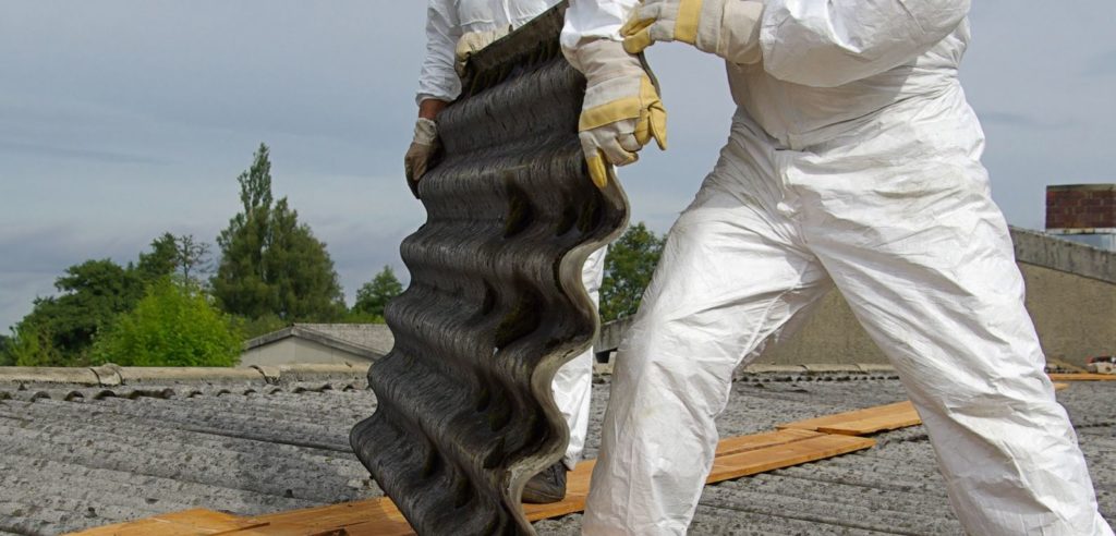 Asbestos removal work